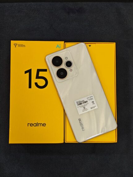Realme 15 5G 8GB 128GB Silk Flowing Silver Color Seal Cut